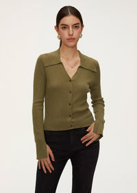 Women's Lambswool Slim Knit Cardigan