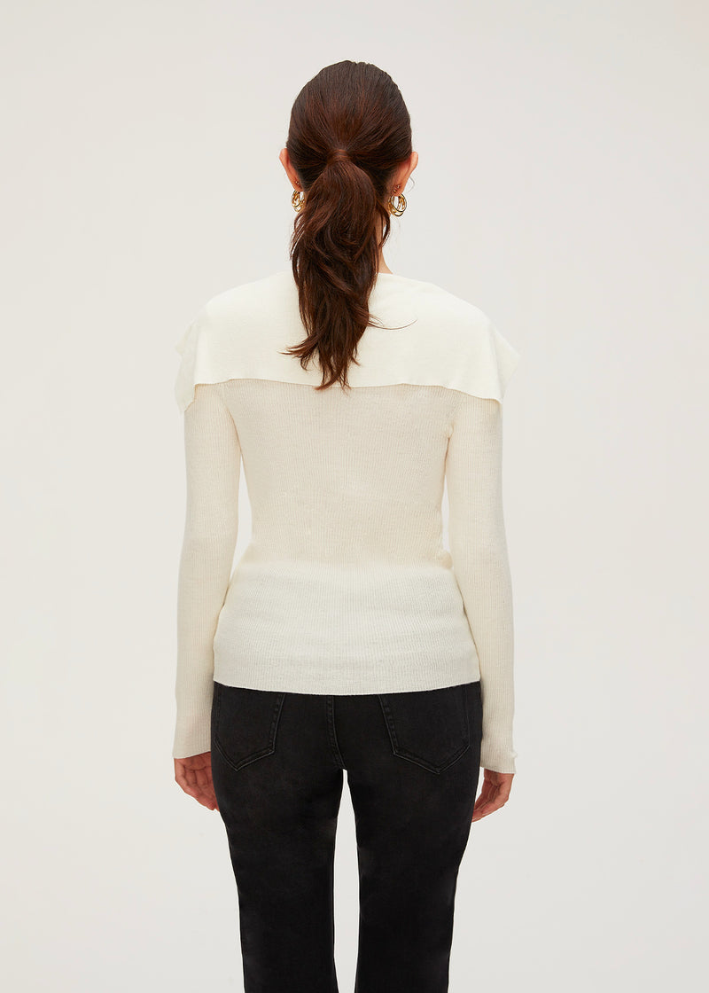 Women's Wool Slim Knit Top