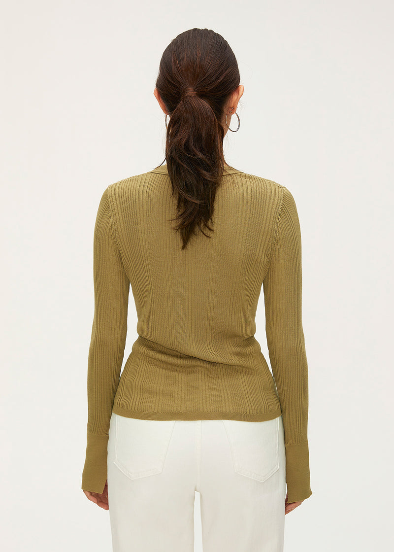 Women's Tencel V-Neck Knitwear