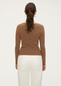 Women's Wool Overlapping Knitwear