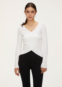 Women's Wool Overlapping Knitwear