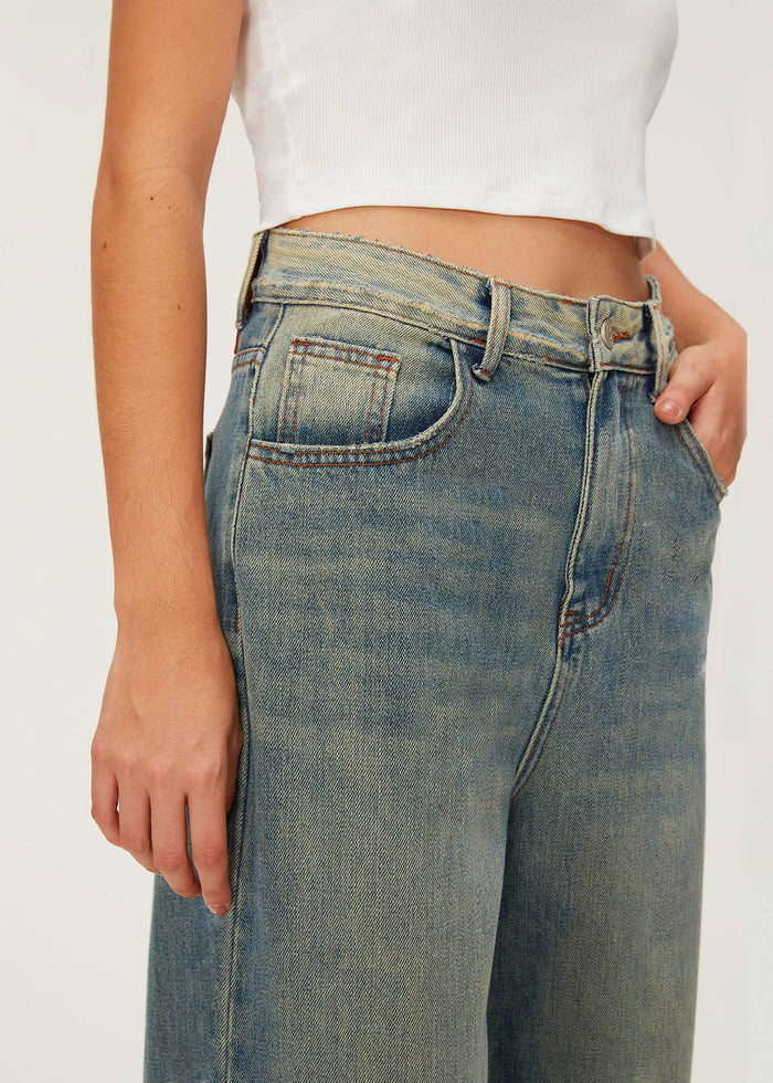 Women's Wide Leg Baggy Jeans