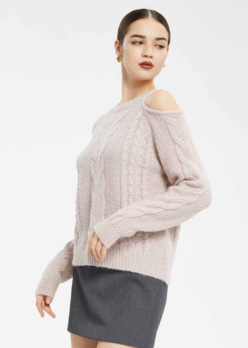 Women's Asymmetric Off-Shoulder Sweater