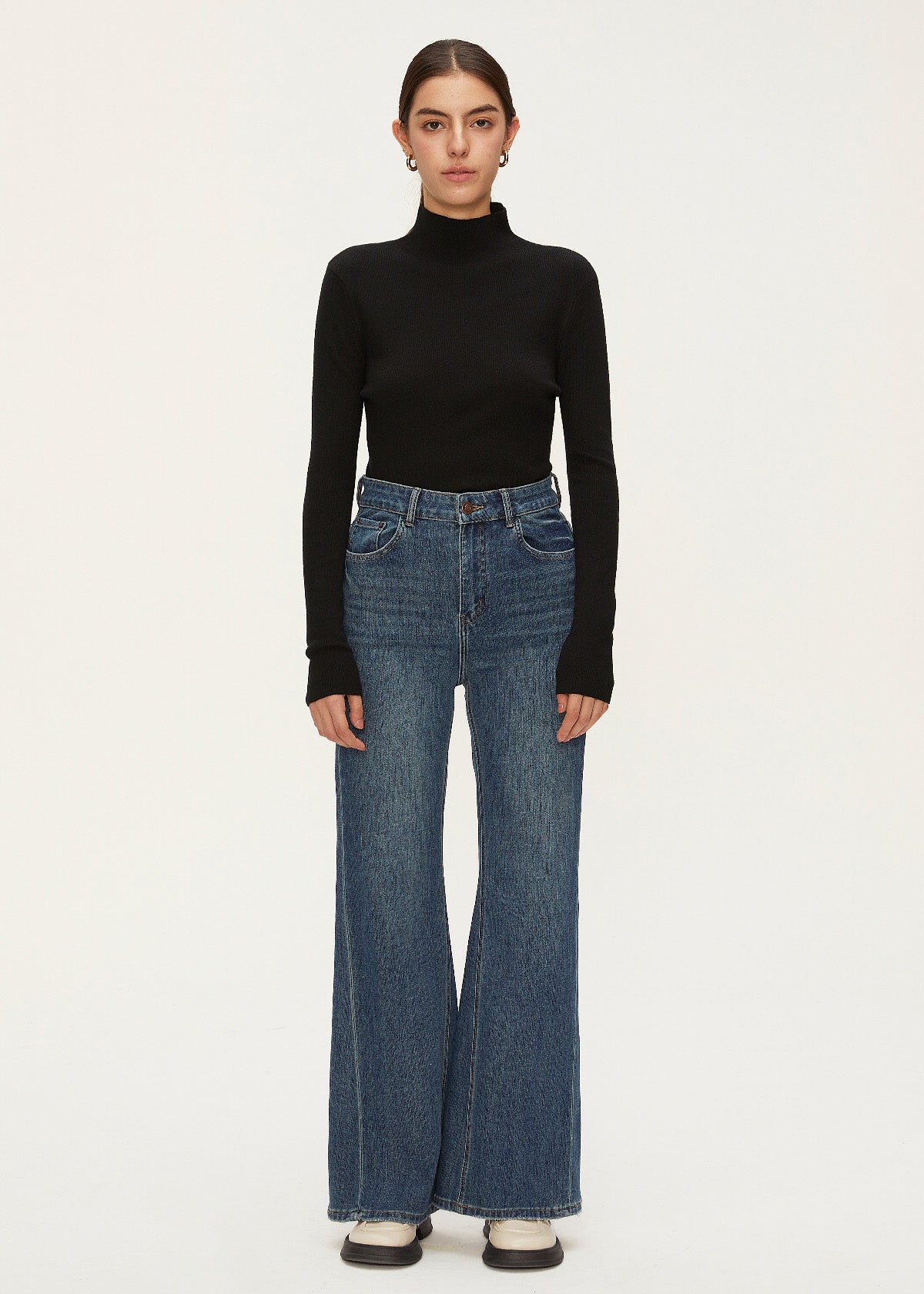 Women's High Rise Flare Jeans