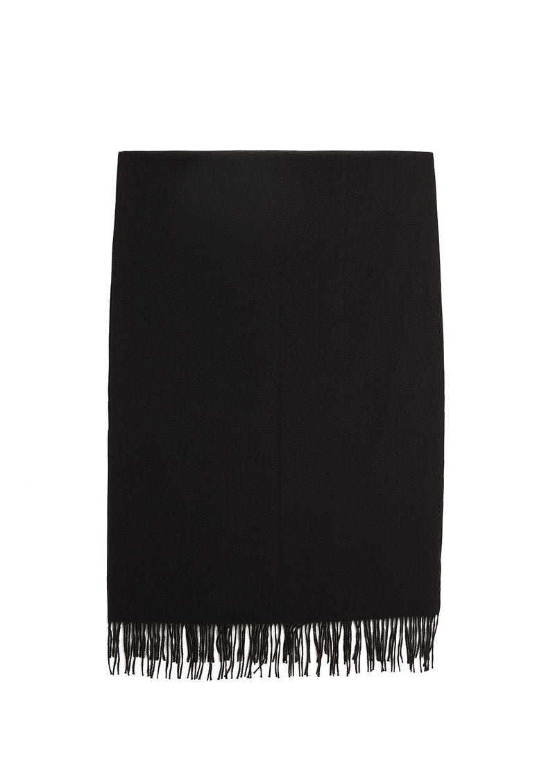 Fringed Soft Wide Scarf