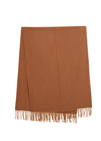 Fringed Soft Wide Scarf