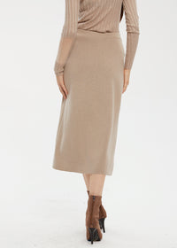 Women's Lambswool Blend H-Line Sweater Skirt