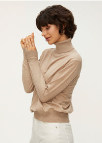 Women's Turtle Neck Lambswool Sweater