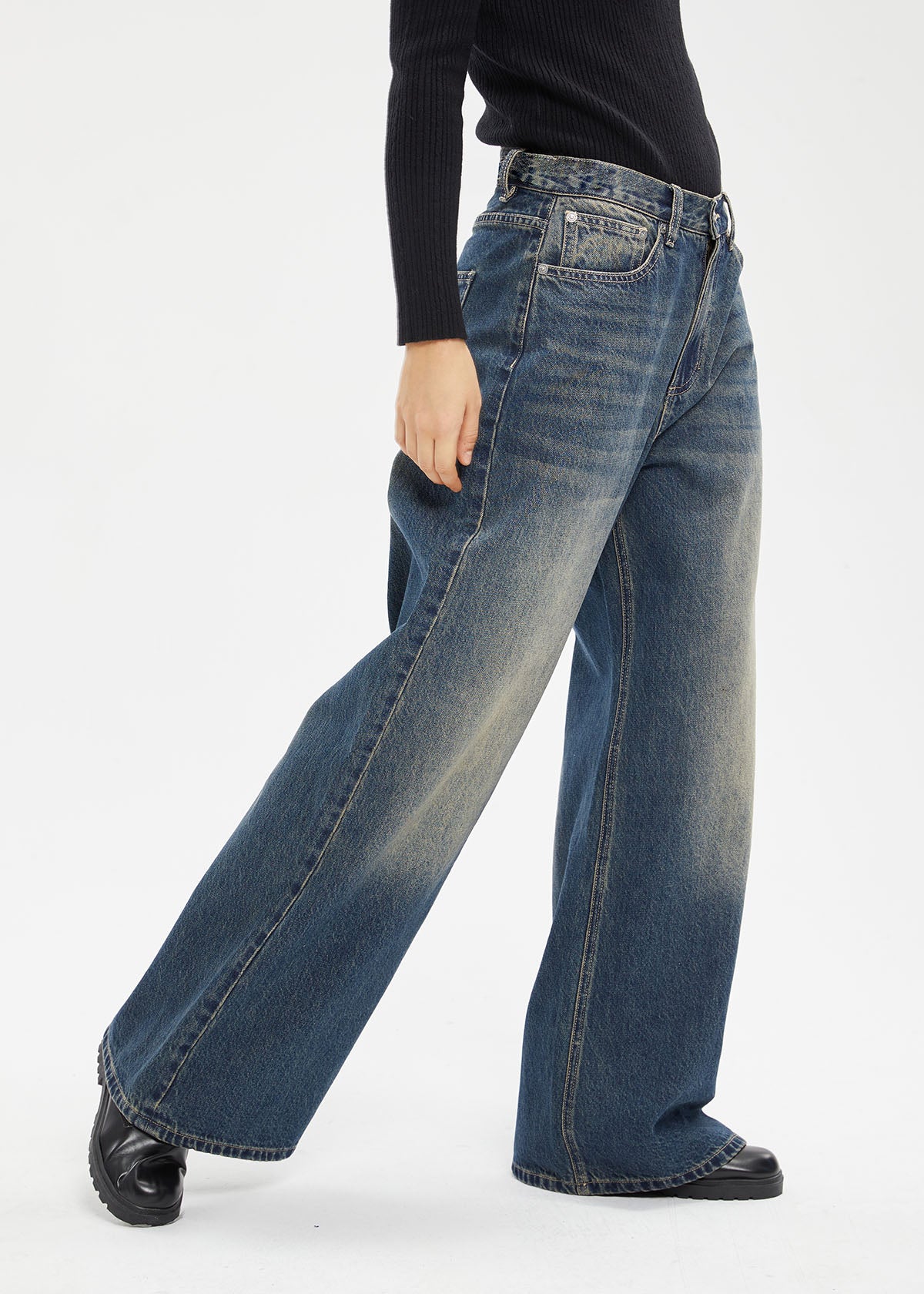 Women's Cotton Baggy Jeans