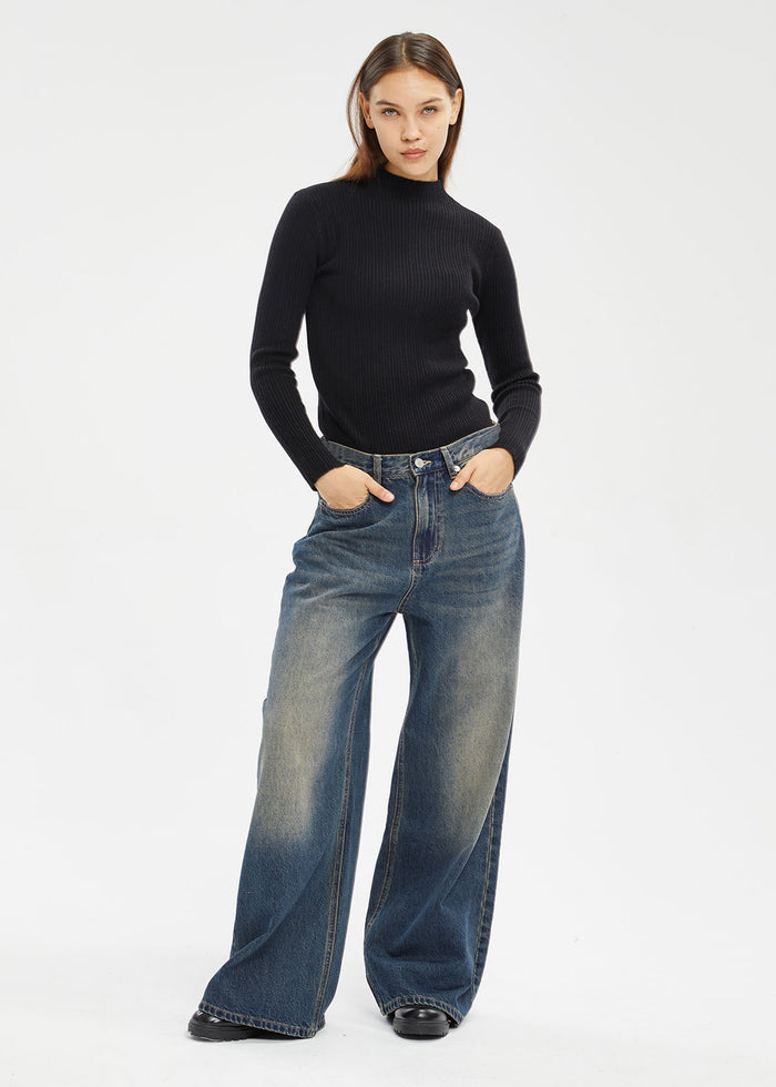 Women's Cotton Baggy Jeans