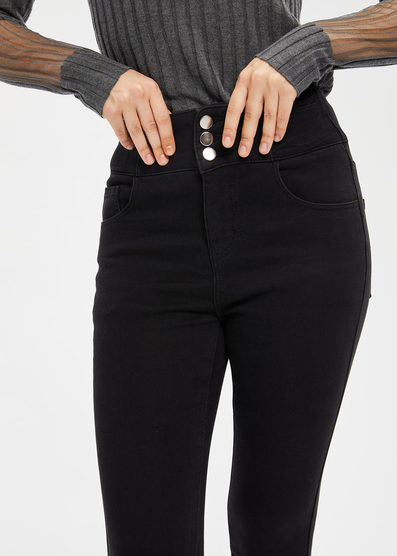 Women's Petite High Rise Brushed Skinny Jeans