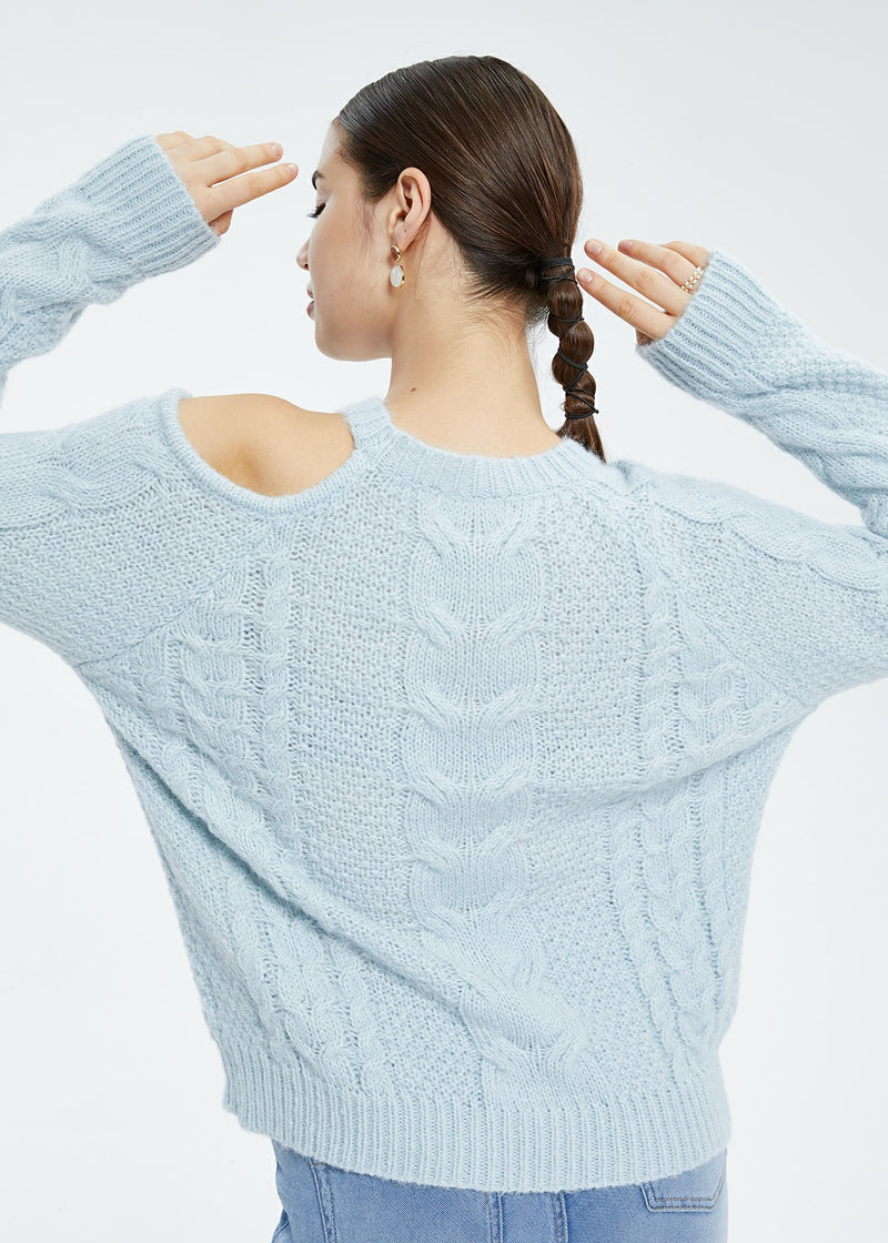 Women's Asymmetric Off-Shoulder Sweater