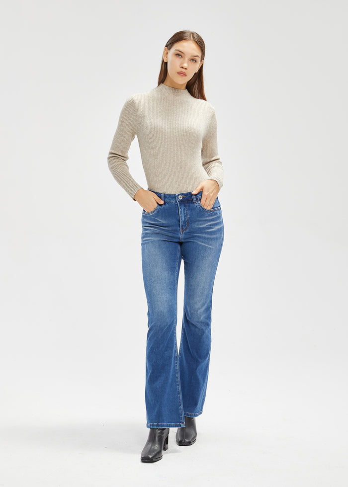 Women's Mid Rise Flare Jeans