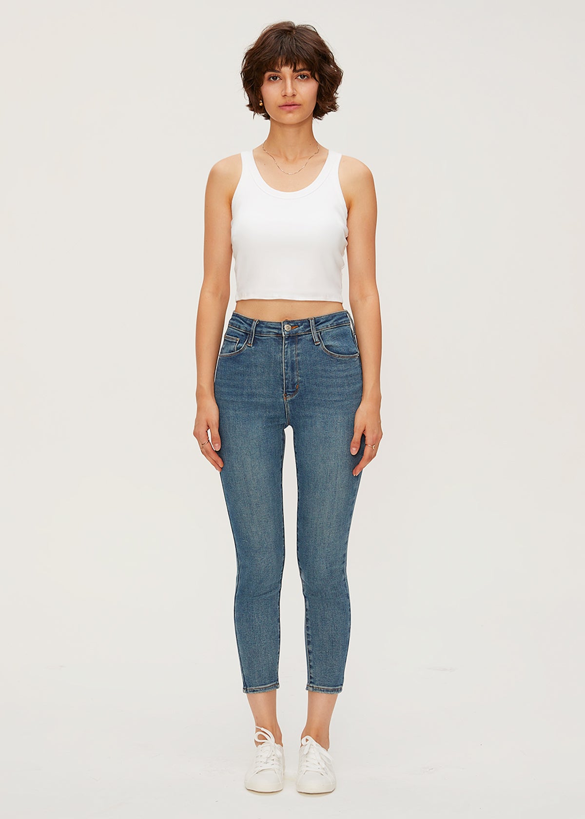 Women's Mid Rise Skinny Jeans