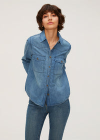 Women's Cotton Denim Blouse