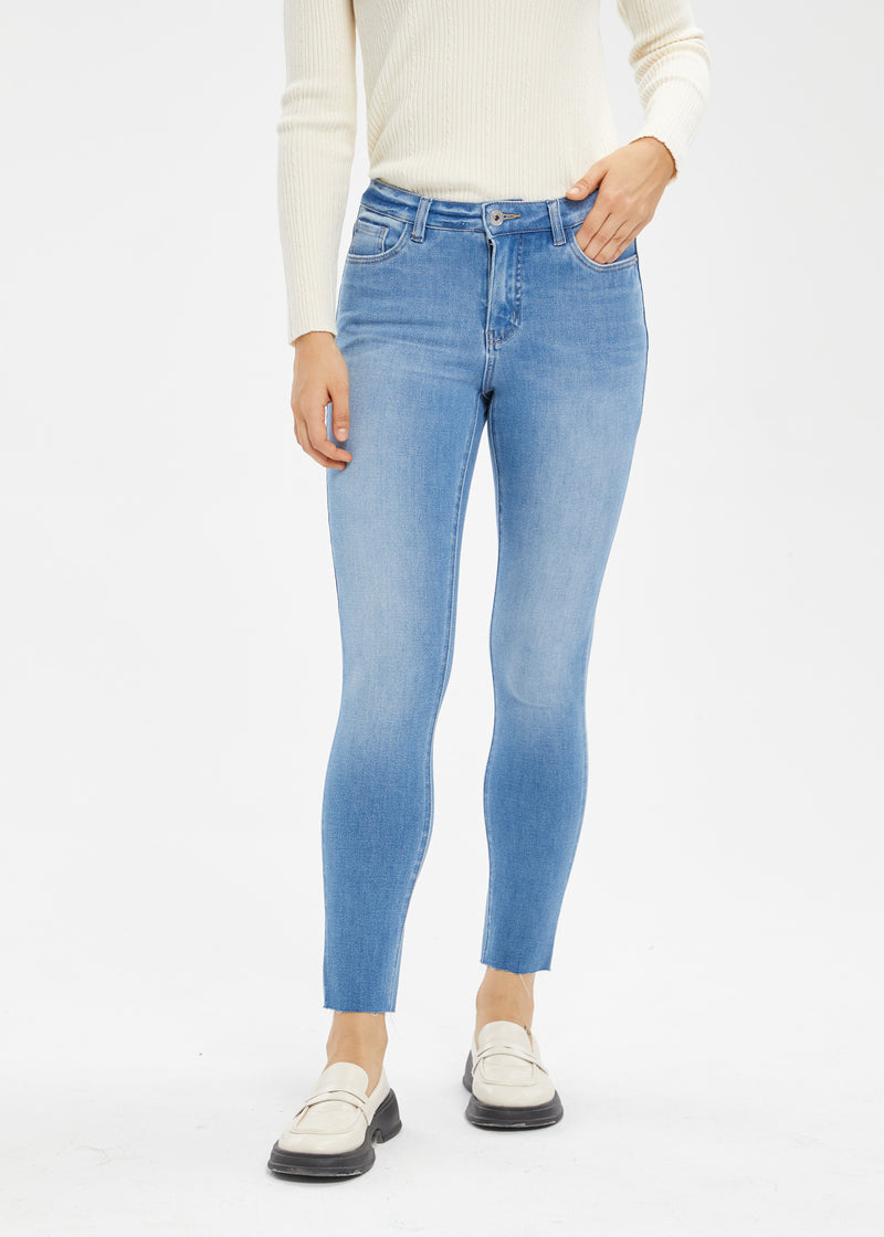 Women's Mid Rise Skinny Jeans