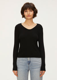 Women's U-Neck Wool Knitwear