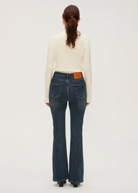 Women's Retro High Rise Flare Jeans