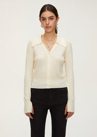 Women's Lambswool Slim Knit Cardigan