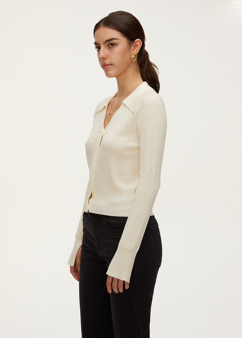 Women's Lambswool Slim Knit Cardigan