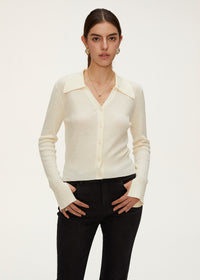 Women's Lambswool Slim Knit Cardigan