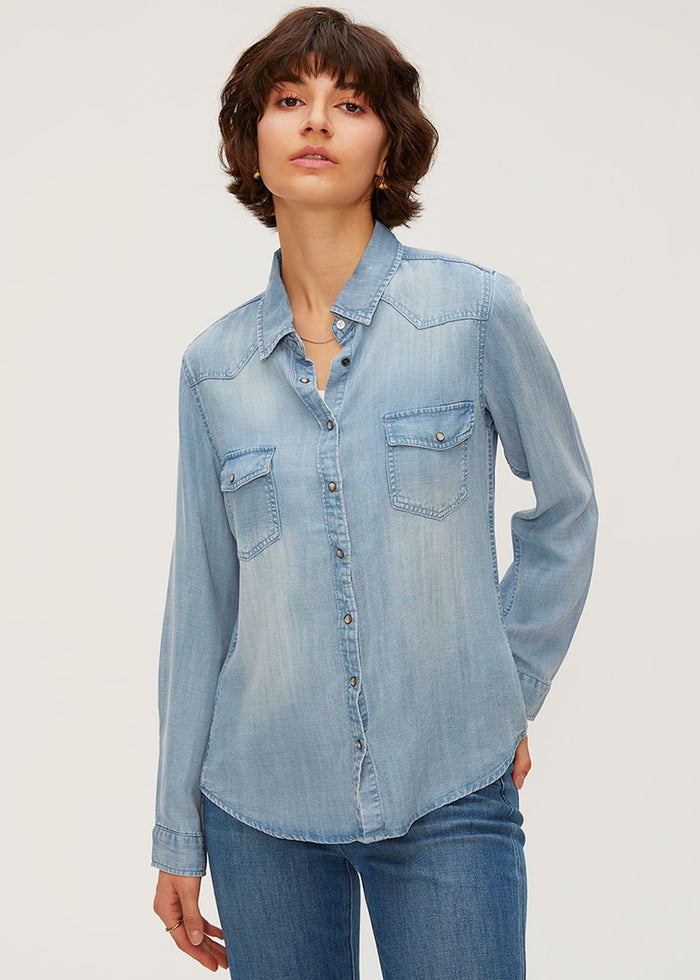 Women's Tencel Denim Blouse