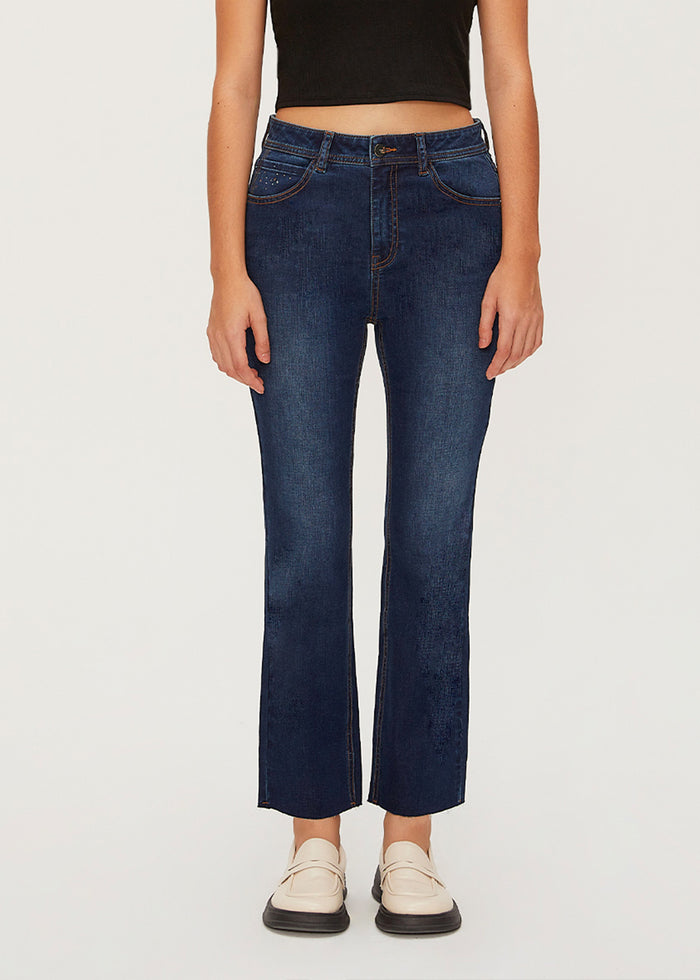 Women's Crystal Slim Flare Jeans