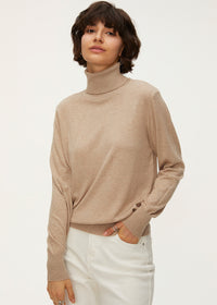 Women's Turtle Neck Lambswool Sweater