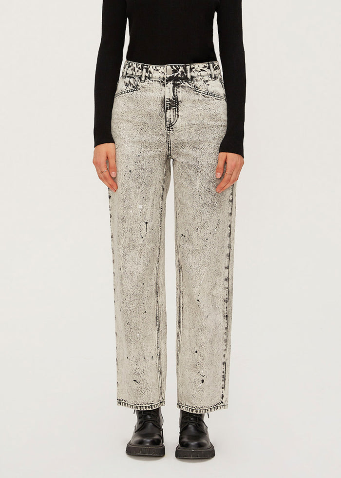 Women's Painted Straight Jeans