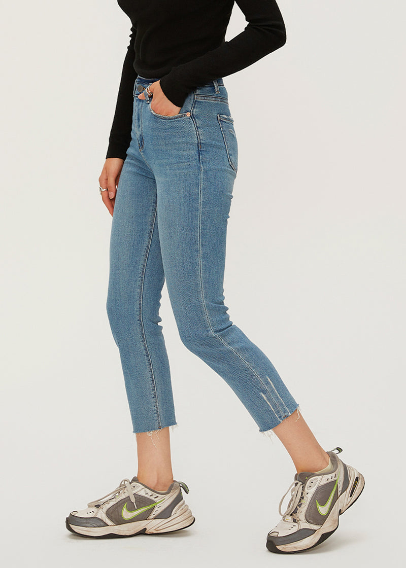 Women's High Rise Ripped Skinny Jeans