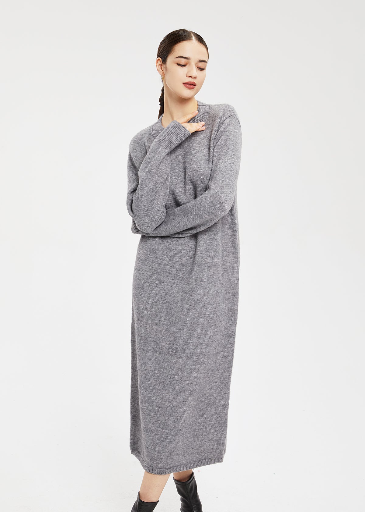 Women's H-Line Loose Sweater Dress