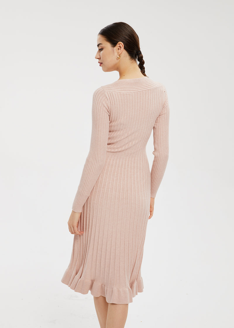 Women's Interlace A-Line Knit Dress